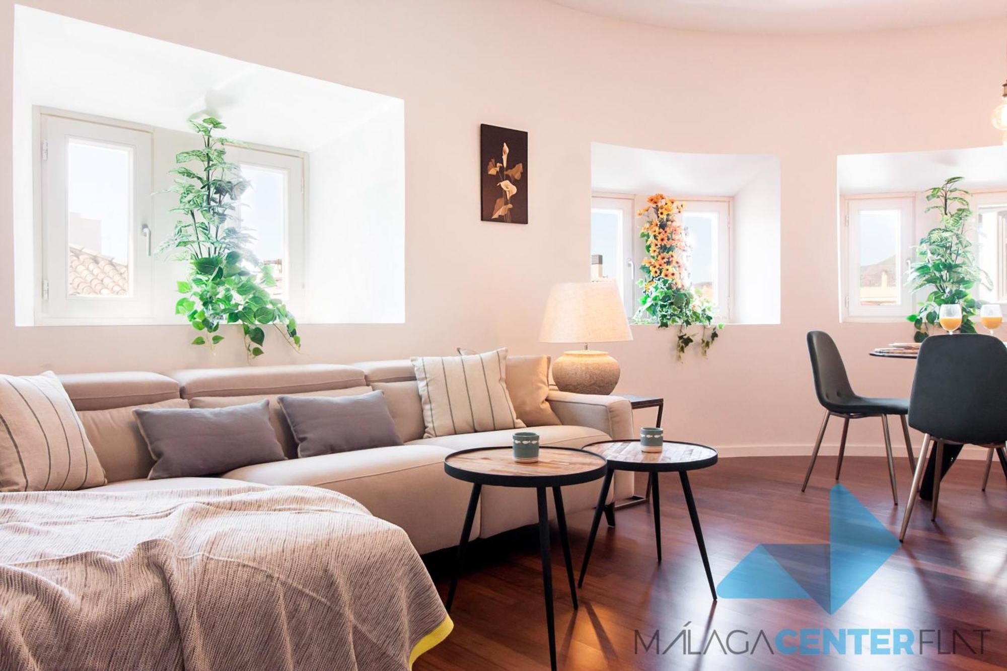 Malaga Center Flat Luxury Málaga Quarto foto
